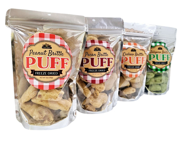 Freeze Dried Puff Brittle Sampler Pack