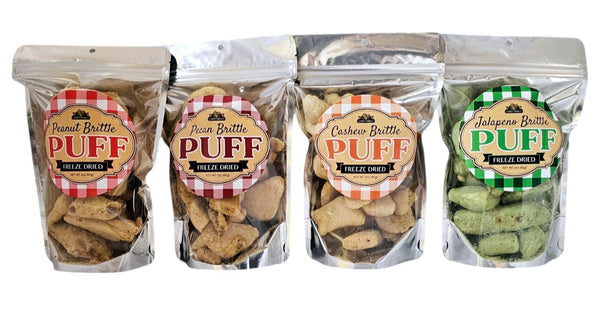 Freeze Dried Puff Brittle Pecan