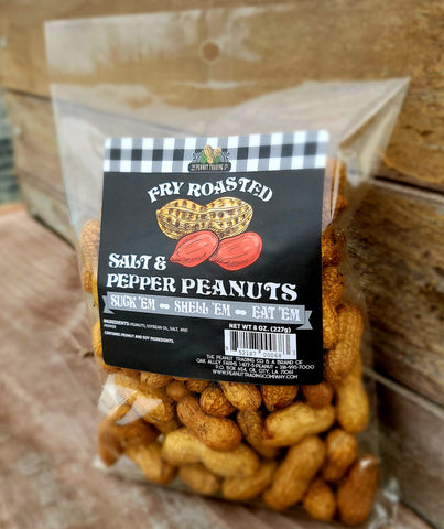 Salt & Pepper Fry Roasted Peanuts 8oz.