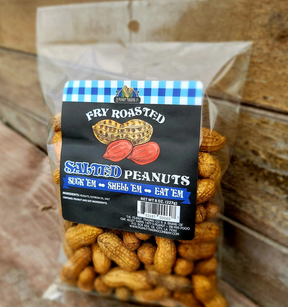 Salted Fry Roasted Peanuts 8oz.