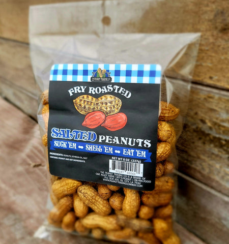 Salted Fry Roasted Peanuts 8oz.